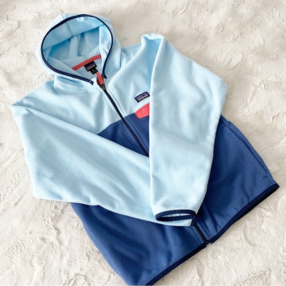 patagonia • girls micro D snap T jacket | XL (14) - Picture 3 of 10